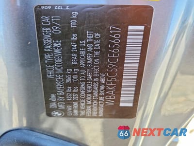 Zdjęcie 12 z 12 samochodu: 2012 BMW 328 XI SULEV VIN:WBAKF5C59CE656617 - miniatura
