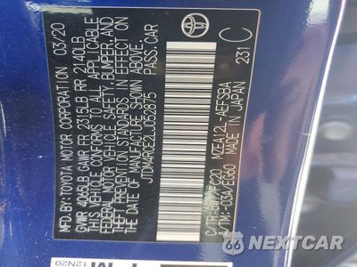 Zdjęcie 13 z 13 samochodu: 2020 TOYOTA COROLLA SE VIN:JTDM4RCE2LJ052875 - miniatura