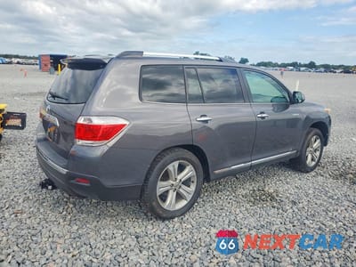 Trzecie zdjęcie samochodu z tyłu: 2013 TOYOTA HIGHLANDER LIMITED VIN:5TDYK3EH6DS140053 - miniatura