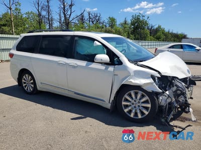 Czwarte zdjęcie samochodu z boku: 2017 TOYOTA SIENNA LIMITED PREMIUM 7-PASSENGER VIN:5TDDZ3DC1HS161771 - miniatura