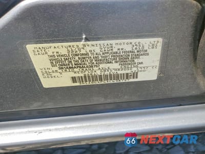 Zdjęcie 13 z 13 samochodu: 2010 NISSAN SENTRA 2.0 VIN:3N1AB6AP6AL638757 - miniatura