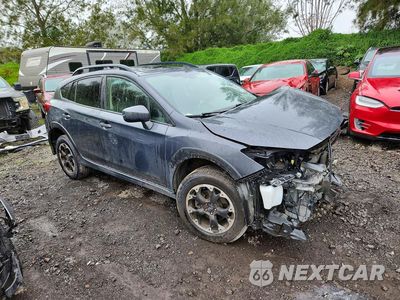 Czwarte zdjęcie samochodu z boku: 2021 SUBARU CROSSTREK PREMIUM VIN:JF2GTAEC4MH657066 - miniatura