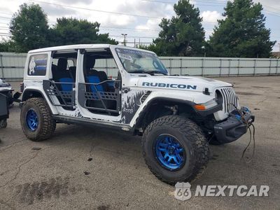 Czwarte zdjęcie samochodu z boku: 2023 JEEP WRANGLER RUBICON 4XE VIN:1C4JJXR60PW502404 - miniatura