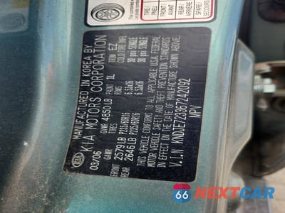 Zdjęcie 13 z 13 samochodu: 2006 KIA SPORTAGE LX VIN:KNDJE723367242092 - miniatura