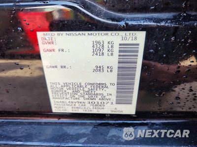 Zdjęcie 12 z 12 samochodu: 2019 NISSAN ALTIMA S VIN:1N4BL4BV9KN301071 - miniatura