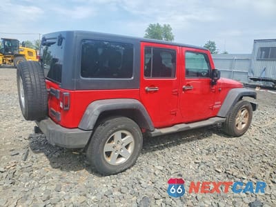 Trzecie zdjęcie samochodu z tyłu: 2011 JEEP WRANGLER UNLIMITED SPORT VIN:1J4BA3H1XBL612237 - miniatura