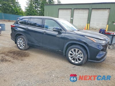Czwarte zdjęcie samochodu z boku: 2021 TOYOTA HIGHLANDER HYBRID LIMITED VIN:5TDDBRCH4MS016495 - miniatura