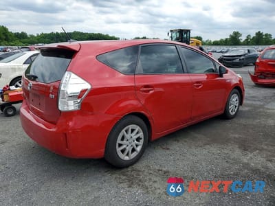 Trzecie zdjęcie samochodu z tyłu: 2012 TOYOTA PRIUS V THREE VIN:JTDZN3EUXC3150576 - miniatura