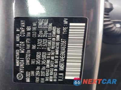 Zdjęcie 13 z 13 samochodu: 2022 HYUNDAI PALISADE CALLIGRAPHY VIN:KM8R74HE6NU463587 - miniatura