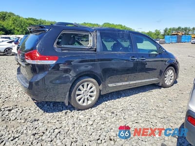 Trzecie zdjęcie samochodu z tyłu: 2014 TOYOTA SIENNA LIMITED 7-PASSENGER VIN:5TDDK3DC8ES087829 - miniatura