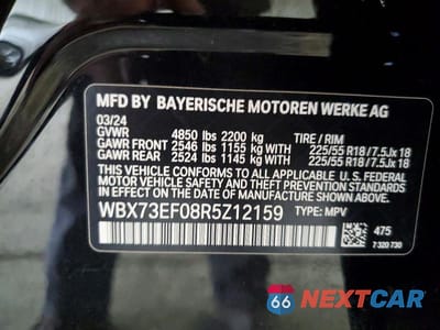 Zdjęcie 14 z 14 samochodu: 2024 BMW X1 XDRIVE28I VIN:WBX73EF08R5Z12159 - miniatura