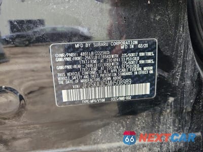 Zdjęcie 14 z 14 samochodu: 2021 SUBARU FORESTER PREMIUM VIN:JF2SKAJC5MH508989 - miniatura