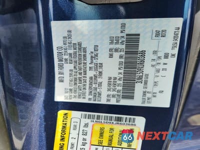 Zdjęcie 12 z 12 samochodu: 2018 LINCOLN MKZ SELECT VIN:3LN6L5D9XJR603686 - miniatura