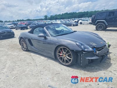 Czwarte zdjęcie samochodu z boku: 2016 PORSCHE BOXSTER VIN:WP0CB2A83GS140484 - miniatura