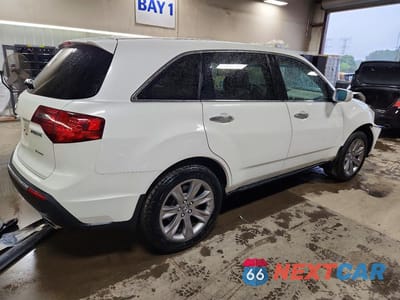 Trzecie zdjęcie samochodu z tyłu: 2012 ACURA MDX ADVANCE VIN:2HNYD2H88CH512709 - miniatura
