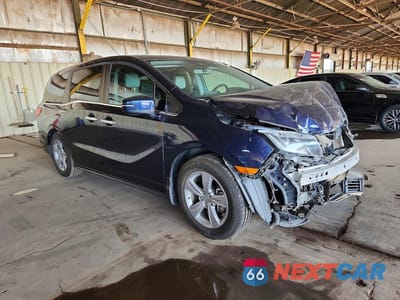 Czwarte zdjęcie samochodu z boku: 2019 HONDA ODYSSEY EXL VIN:5FNRL6H7XKB003592 - miniatura
