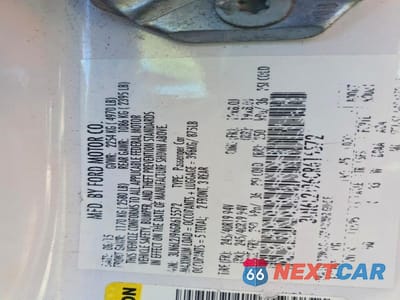 Zdjęcie 12 z 12 samochodu: 2016 LINCOLN MKZ VIN:3LN6L2J96GR615572 - miniatura