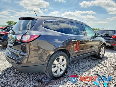 Trzecie zdjęcie samochodu z tyłu: 2015 CHEVROLET TRAVERSE LTZ VIN:1GNKVJKD7FJ339722 - miniatura