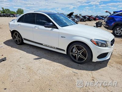 Czwarte zdjęcie samochodu z boku: 2018 MERCEDES-BENZ C 43 4MATIC AMG VIN:55SWF6EB6JU243965 - miniatura
