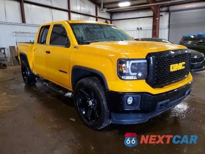 Czwarte zdjęcie samochodu z boku: 2015 GMC SIERRA K1500 SLE VIN:1GTV2UEH7FZ161276 - miniatura