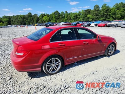 Trzecie zdjęcie samochodu z tyłu: 2012 MERCEDES-BENZ C 250 VIN:WDDGF4HB9CA673416 - miniatura