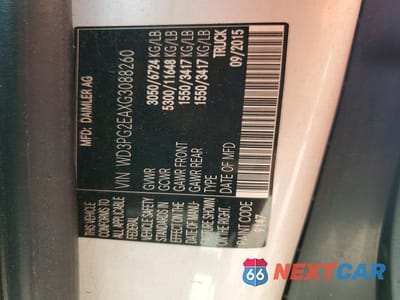 Zdjęcie 14 z 14 samochodu: 2016 MERCEDES-BENZ METRIS DELIVERY VAN VIN:WD3PG2EAXG3088260 - miniatura