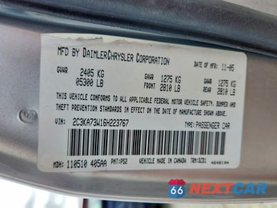 Zdjęcie 12 z 12 samochodu: 2006 CHRYSLER 300C SRT-8 VIN:2C3KA73W16H223767 - miniatura