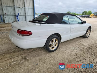 Trzecie zdjęcie samochodu z tyłu: 2000 CHRYSLER SEBRING JXI VIN:3C3EL55H9YT239168 - miniatura