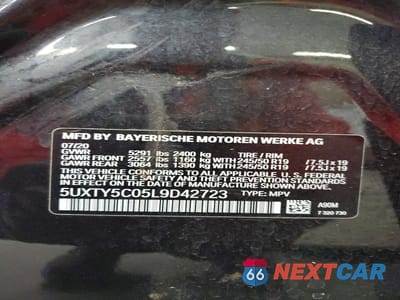 Zdjęcie 13 z 13 samochodu: 2020 BMW X3 XDRIVE30I VIN:5UXTY5C05L9D42723 - miniatura