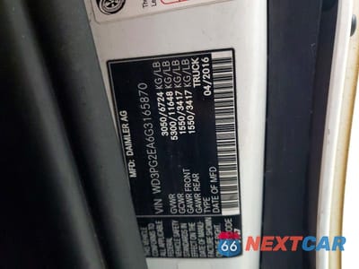Zdjęcie 13 z 13 samochodu: 2016 MERCEDES-BENZ METRIS VIN:WD3PG2EA6G3165870 - miniatura