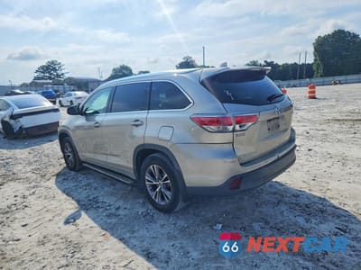 Drugie zdjęcie samochodu z przodu: 2014 TOYOTA HIGHLANDER XLE VIN:5TDKKRFH2ES011154 - miniatura