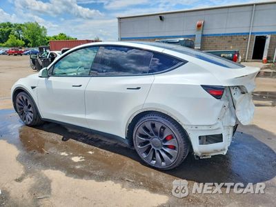 Drugie zdjęcie samochodu z przodu: 2021 TESLA MODEL Y VIN:5YJYGDEF5MF196978 - miniatura