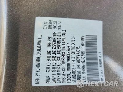 Zdjęcie 13 z 13 samochodu: 2018 HONDA ODYSSEY ELITE VIN:5FNRL6H99JB019685 - miniatura