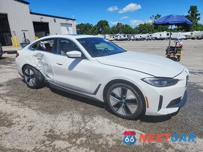 Czwarte zdjęcie samochodu z boku: 2024 BMW I4 EDRIVE 40 VIN:WBY73AW02RFS64252 - miniatura