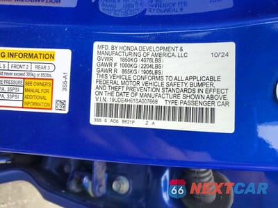 Zdjęcie 12 z 12 samochodu: 2025 ACURA INTEGRA A-SPEC TECH VIN:19UDE4H61SA007668 - miniatura