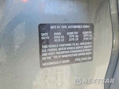 Zdjęcie 12 z 12 samochodu: 2018 BUICK REGAL PREFERRED II VIN:W04GM6SXXJ1120295 - miniatura