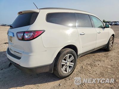 Trzecie zdjęcie samochodu z tyłu: 2015 CHEVROLET TRAVERSE LT VIN:1GNKRHKD5FJ329882 - miniatura