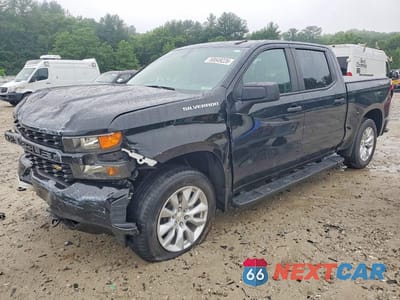 2022 CHEVROLET SILVERADO LTD K1500 CUSTOM 1GCPYBEK8NZ171854 - główne zdjęcie licytacji z USA - miniatura