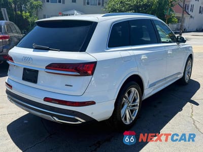Trzecie zdjęcie samochodu z tyłu: 2020 AUDI Q7 PREMIUM PLUS VIN:WA1LXAF72LD002651 - miniatura