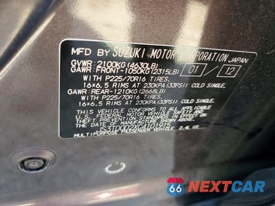 Zdjęcie 13 z 13 samochodu: 2012 SUZUKI GRAND VITARA PREMIUM VIN:JS3TD0D2XC4101915 - miniatura