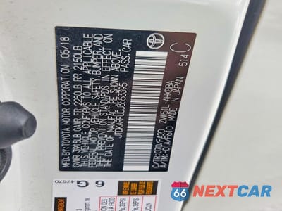 Zdjęcie 12 z 12 samochodu: 2018 TOYOTA PRIUS TWO ECO VIN:JTDKARFU0J3553395 - miniatura