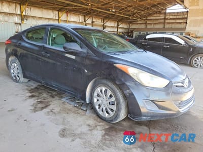 Czwarte zdjęcie samochodu z boku: 2011 HYUNDAI ELANTRA GLS VIN:5NPDH4AE5BH030337 - miniatura