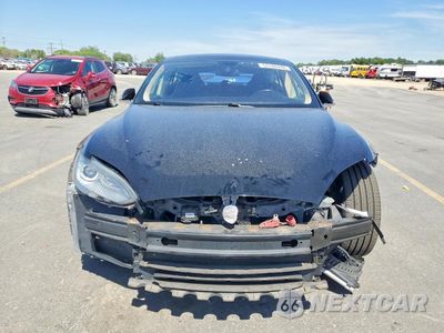 Piąte zdjęcie samochodu w środku: 2014 TESLA MODEL S VIN:5YJSA1H12EFP35855 - miniatura