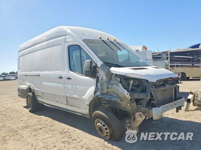 Czwarte zdjęcie samochodu z boku: 2021 FORD TRANSIT 350 HD DELIVERY VAN VIN:1FTBF4U8XMKA91562 - miniatura