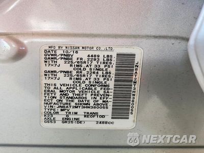 Zdjęcie 13 z 13 samochodu: 2017 NISSAN ROGUE SV VIN:JN8AT2MT3HW380055 - miniatura