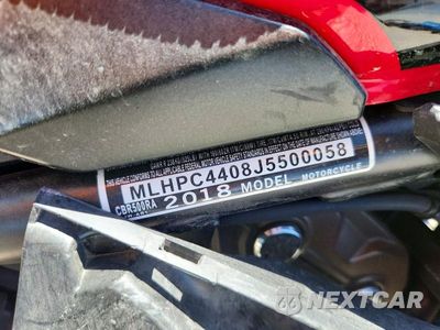 Zdjęcie 9 z 9 samochodu: 2018 HONDA CBR500 RA-ABS VIN:MLHPC4408J5500058 - miniatura