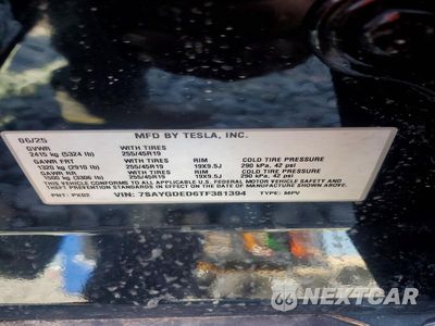 Zdjęcie 12 z 12 samochodu: 2026 TESLA MODEL Y VIN:7SAYGDED6TF381394 - miniatura