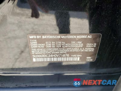 Zdjęcie 13 z 13 samochodu: 2017 BMW X5 XDRIVE35I VIN:5UXKR0C34H0V71876 - miniatura
