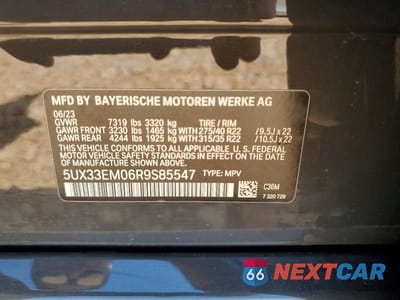 Zdjęcie 13 z 13 samochodu: 2024 BMW X7 M60I VIN:5UX33EM06R9S85547 - miniatura