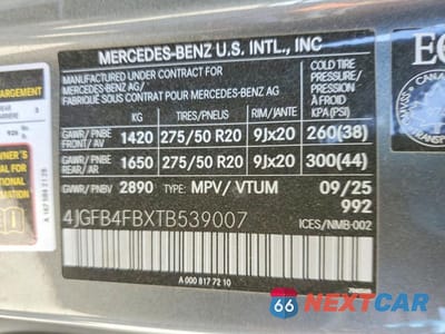 Zdjęcie 14 z 14 samochodu: 2026 MERCEDES-BENZ GLE 350 4MATIC VIN:4JGFB4FBXTB539007 - miniatura